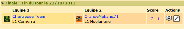 Résultat finale
