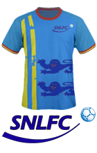 Le maillot extérieur du SNLFC, avec son logo.